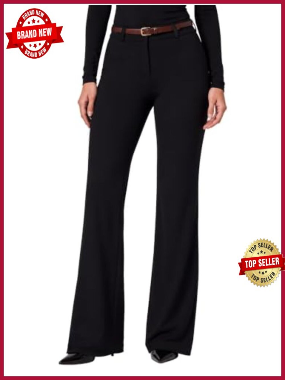 Sunzel Bootcut Dress Pants High Rise Tummy Control Pull On Trousers